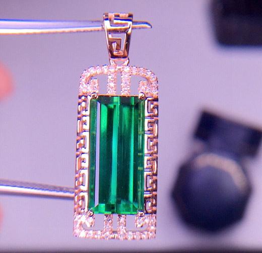 4.1ct 碧玺吊坠 商品图0