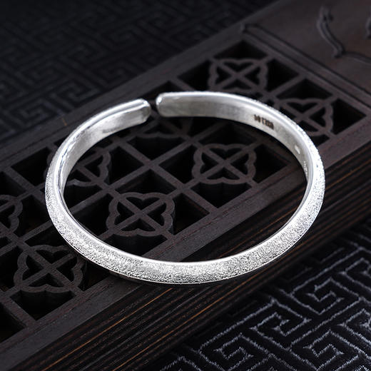 【星河灿烂】子佩集S999银手工手镯原创设计【55031104】2407 商品图4