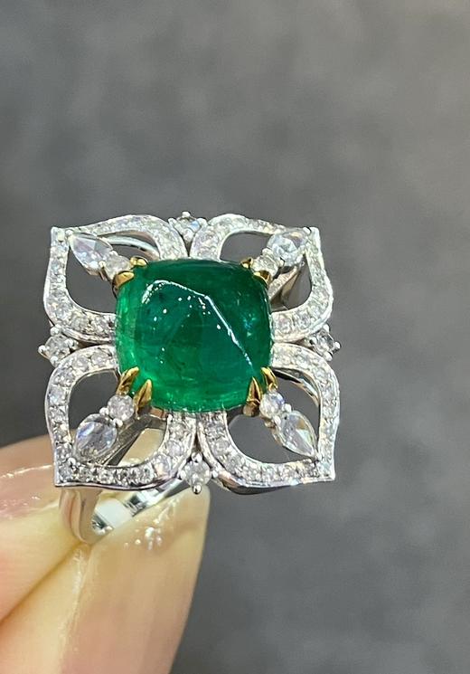 3.5ct 祖母绿戒指 商品图3