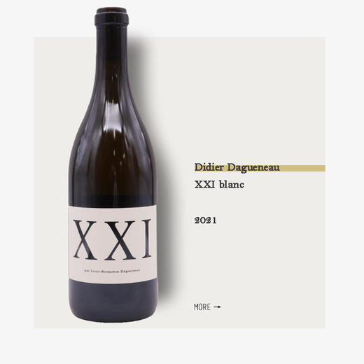 Didier Dagueneau XXI blanc 2021 达格诺酒庄二十一干白2021 商品图0