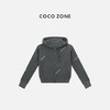 COCO ZONE 女士简约连帽休闲外套百搭通勤上衣CC1C1722 商品缩略图0