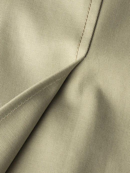 COCO ZONE 设计感翻领长款风衣外套单排扣上衣CC1C1652 商品图7