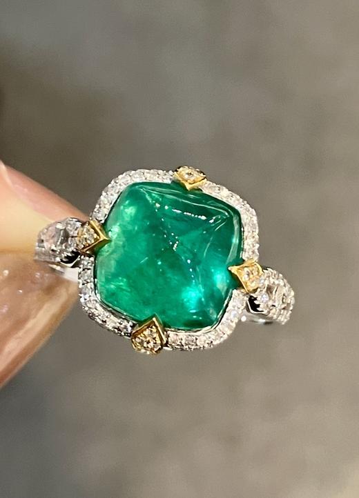 3.98ct 祖母绿戒指 商品图3