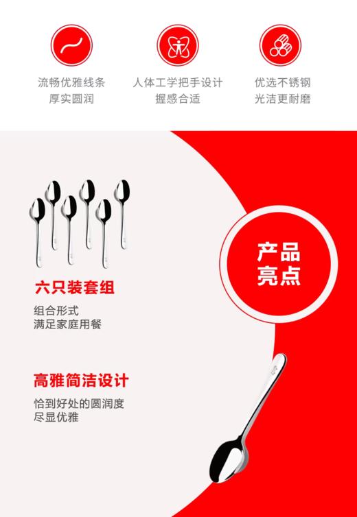 菲仕乐大餐勺六件套 商品图2