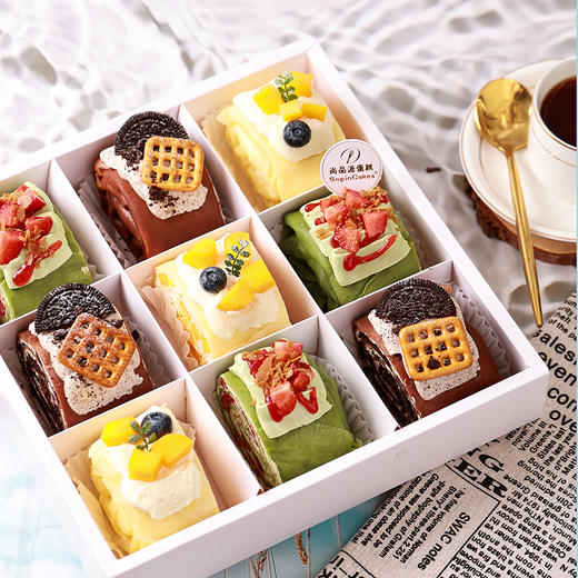 【限定福利】9宫格三拼甜品-进口动物奶油毛巾卷蛋糕【惠州】 商品图3