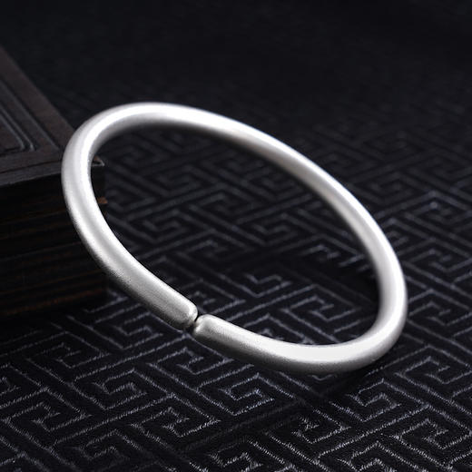 【细水流年】子佩集S999银手工手镯原创设计【55033120】2407 商品图4