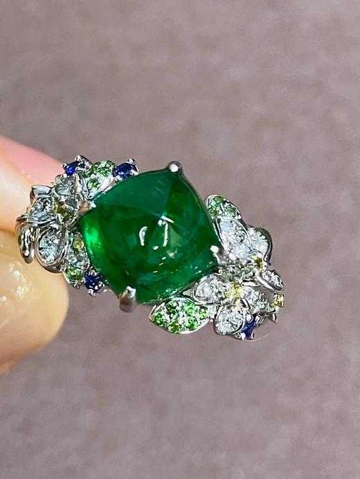 3.69ct 祖母绿戒指 商品图1