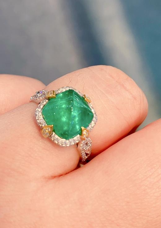 3.98ct 祖母绿戒指 商品图5