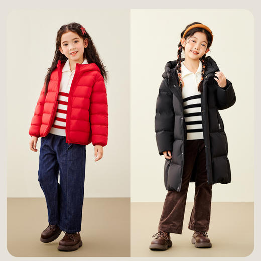 【mini亲子 儿童款】迷你巴拉女童毛衫软糯条纹长袖针织衫母女装 商品图2