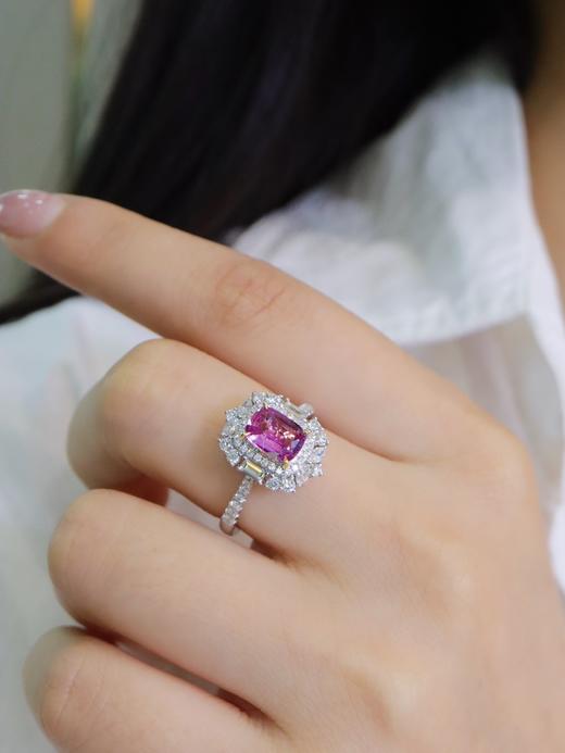 1.15ct 4.26g 蓝宝石戒指 商品图6