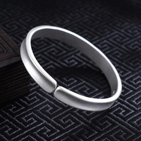 【莫忘初衷】子佩集S999银手工手镯原创设计【55034118】2407