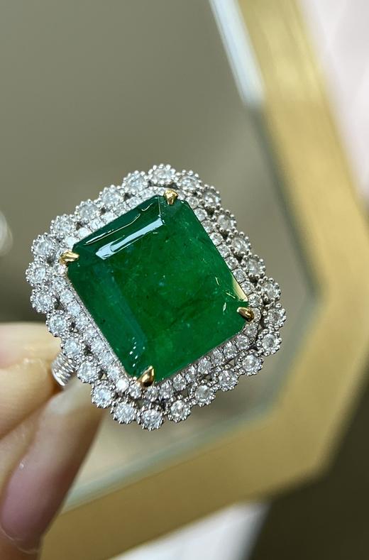 7.56ct 祖母绿戒指 商品图4
