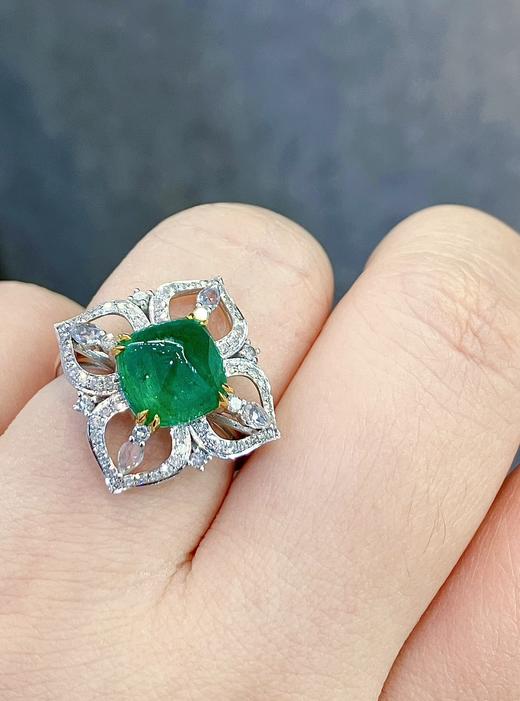 3.5ct 祖母绿戒指 商品图5
