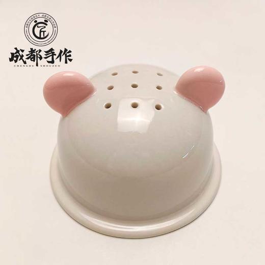 【彭州白瓷￭洗脑壳飘逸杯】成都手作泡饮一体茶杯 家用高档送礼熊猫耳泡茶碗【非物质文化遗产】【大师匠作】 商品图2