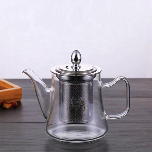 玻璃茶壶  1个 高硼玻璃可明火304过滤网 商品图2