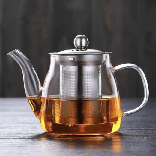 玻璃茶壶  1个 高硼玻璃可明火304过滤网 商品图3