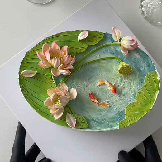 荷花（翻糖提前2天预定） 商品图0