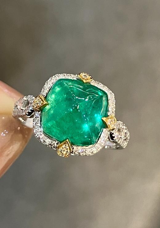 3.98ct 祖母绿戒指 商品图4