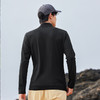 拓路者运动速干衣男2024春夏新款户外半开襟立领长袖t恤棉感上衣 商品缩略图4