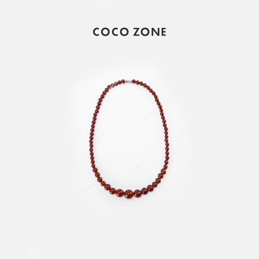 COCO ZONE高级感时尚小众设计国风气质百搭圆珠项链CC2A0207 商品图0