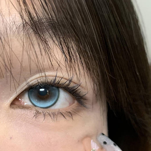 贝可加 蓝冰眼泪 半年抛 两片 14.2mm 参考着色 13.6mm 基弧 8.6 含水 38% 新锐国货 商品图3