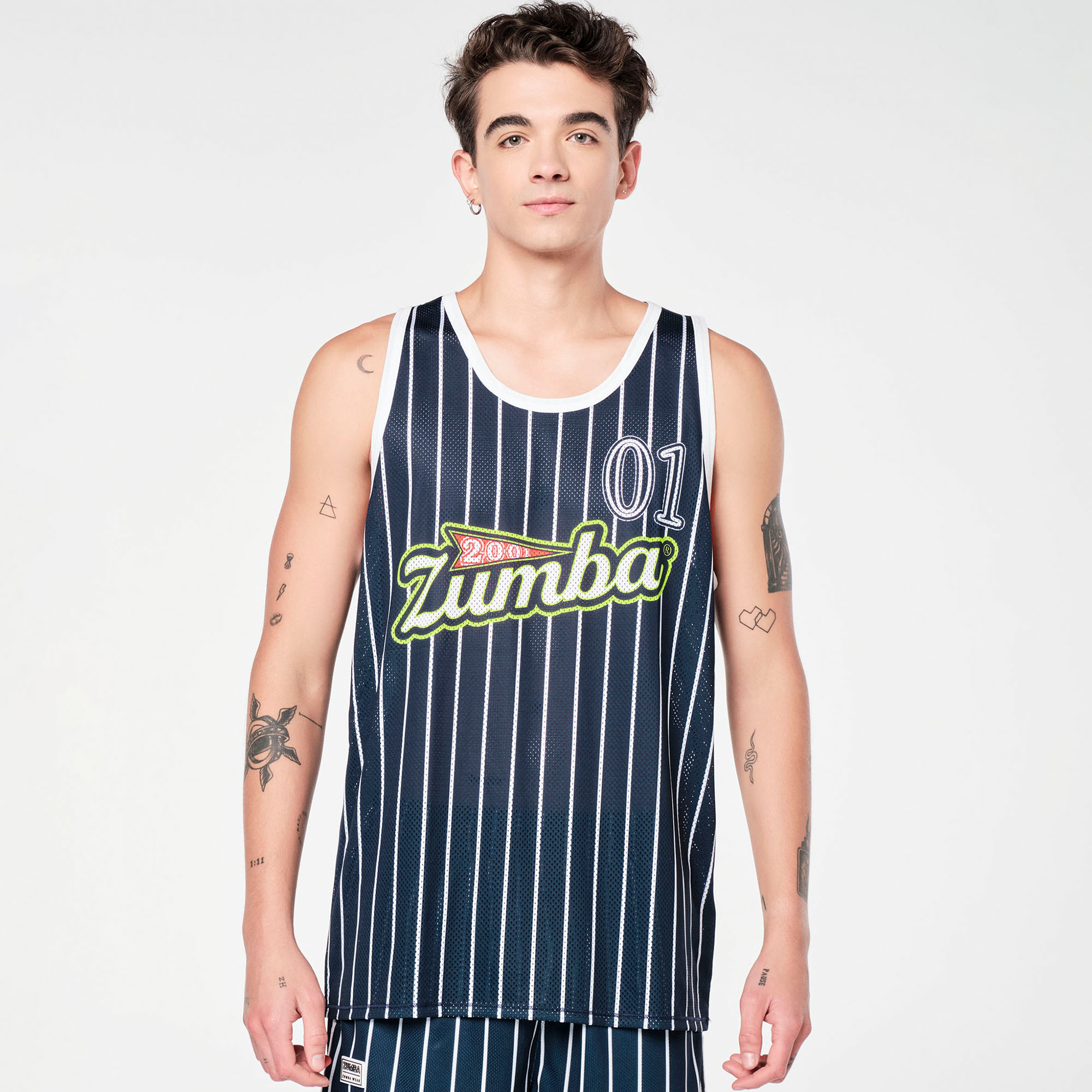 [现货]8月8日新品  Zumba 运动背心 男 蓝