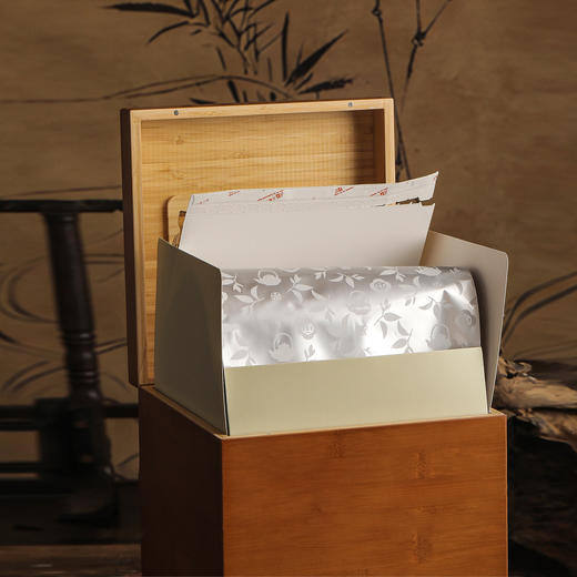 竹石图【竹盒1斤.散茶箱】85元1套.整箱8套 商品图2