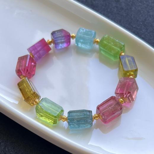 34.68g 原石碧玺手链 商品图3