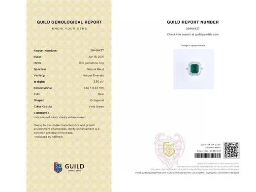 2.85ct 祖母绿戒指 商品图6