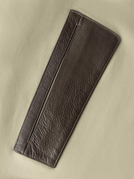 COCO ZONE 设计感翻领长款风衣外套单排扣上衣CC1C1652 商品图5