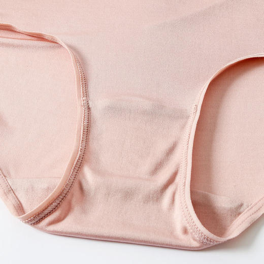 HSY 桑蚕丝女高腰内裤全真丝简约舒适透气亲肤无痕三角裤2110 商品图3