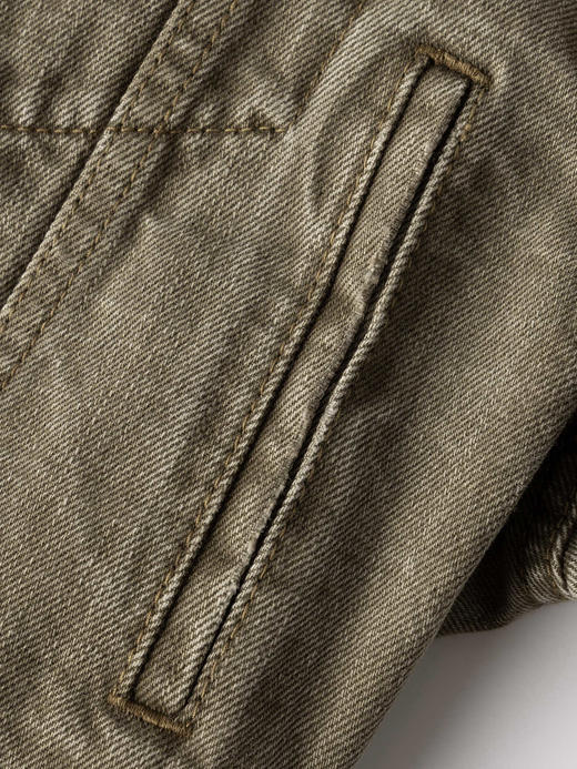 COCO ZONE 100棉复古翻领牛仔外套气质长袖上衣CC1C1542 商品图8