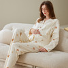 芬腾月子服孕妇睡衣女春秋季纯棉长袖套装产后产妇喂奶哺乳家居服 商品缩略图0