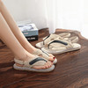 雅路人2024夏季新品情侣款夹趾亚麻凉鞋草编鞋透气吸汗手工亚麻鞋 商品缩略图3