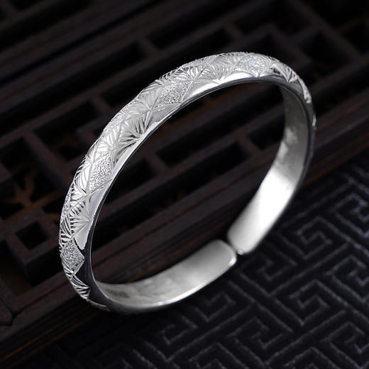 【宇宙奇观】子佩集S999银手工手镯原创设计【55031141】2407 商品图1