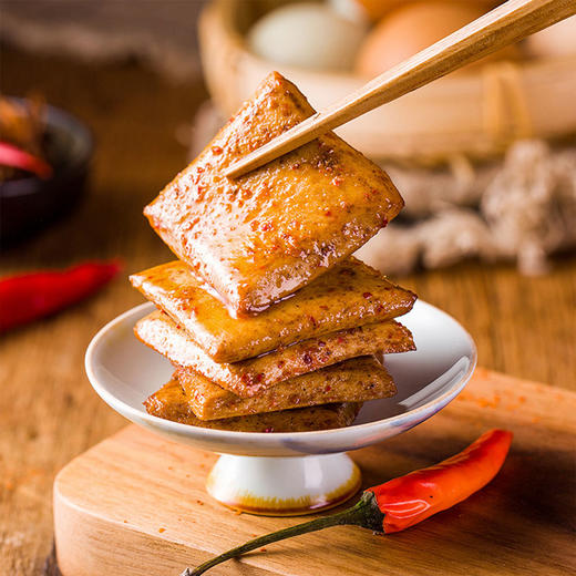 悠了优乐新疆手撕豆干（4种口味混合装）500g 商品图4