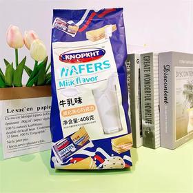 熊三岁牛乳味威化夹心巧克力408g