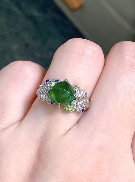 3.69ct 祖母绿戒指 商品图4