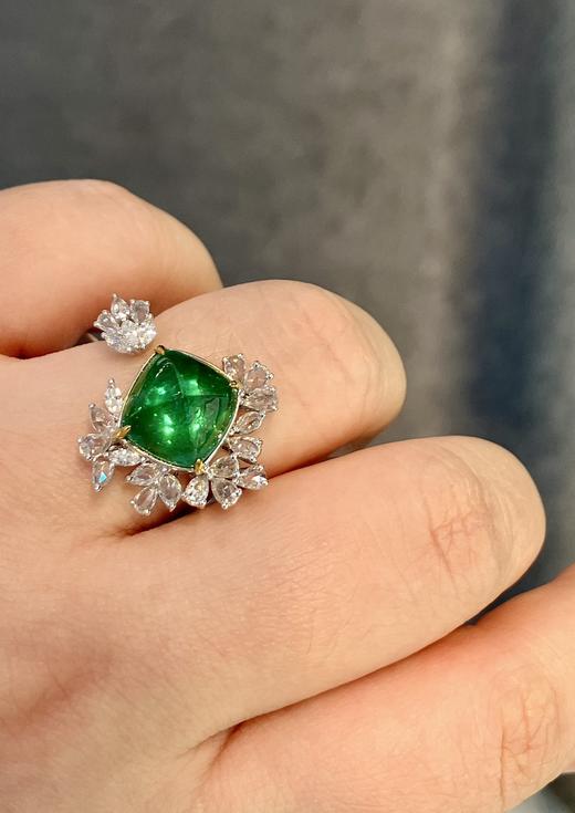 5ct 祖母绿戒指 商品图5