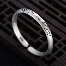 【莲池福至】子佩集S999银手工手镯原创设计【55041201】2407