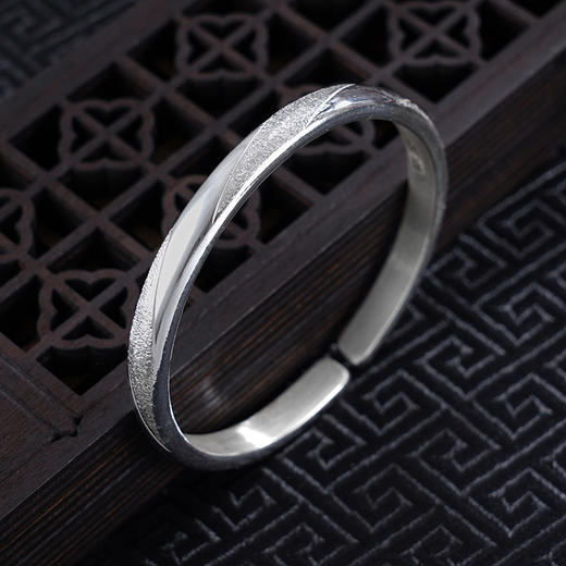 【流星之痕】子佩集S999银手工手镯原创设计【55031106】2407 商品图2