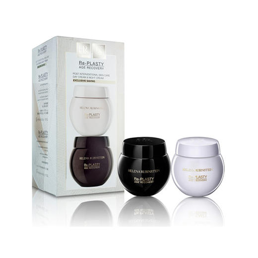 【香港直邮】法国HR/赫莲娜活颜日晚霜套装 黑白绷带面霜套装 【日霜50ml+晚霜50ml】 商品图0