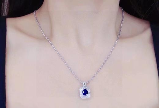 1.12ct 蓝宝石吊坠 商品图4