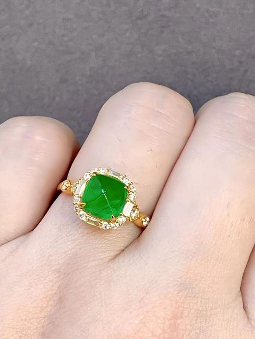 2.2ct 祖母绿戒指 商品图3