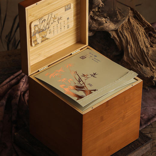 竹石图【竹盒1斤.散茶箱】85元1套.整箱8套 商品图3