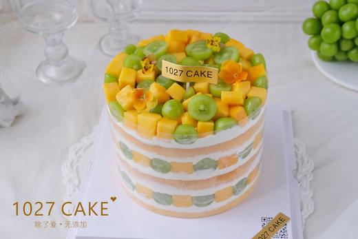 1027CAKE | 青提芒果 裸蛋糕 水果蛋糕 满满水果 商品图0