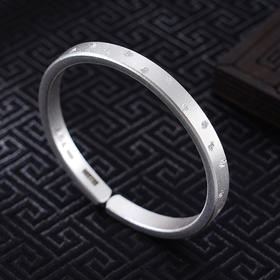 【流星幻想】子佩集S999银手工手镯原创设计【55032122】2407