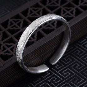 【年华印记】子佩集S999银手工手镯原创设计【55031115】2407