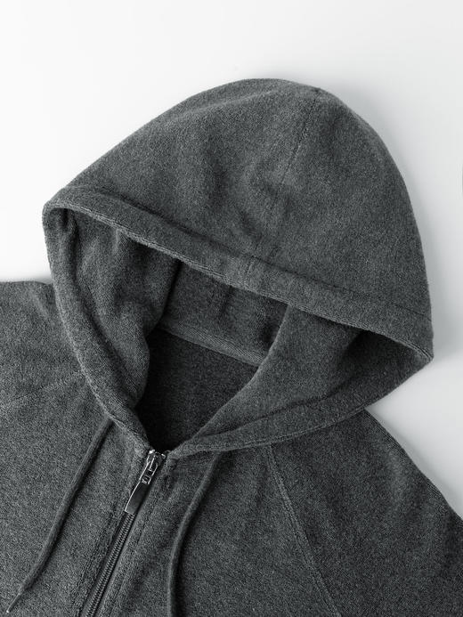 COCO ZONE 女士简约连帽休闲外套百搭通勤上衣CC1C1722 商品图5