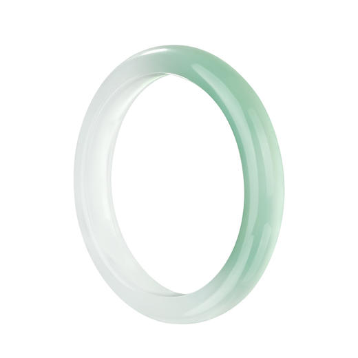 【母亲节礼物】六鑫珠宝 水碧山青玛瑙玉髓手镯 商品图4